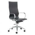 thumbnail image 1 of Brika Home High Back Faux Leather Office Chair in Black, 1 of 4