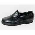 thumbnail image 1 of Brill Relax Men's Slip-on Leather Shoes, Black - Size 44, 1 of 5