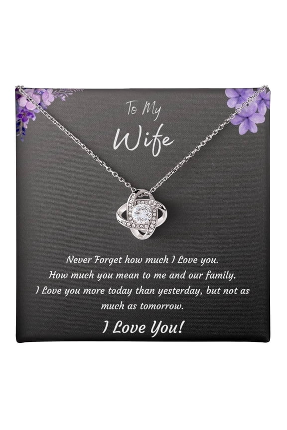 Jewelry 14k White Gold Plated Necklace for Women Birthday Valentines Day Anniversary Mothers Day Gifts for Wife