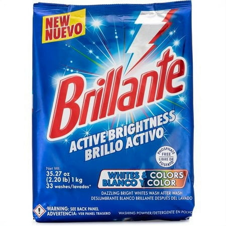 Brillante Laundry Detergent Powder 2.2lb. - 33 washes