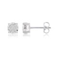 thumbnail image 1 of Brilliance 1/10 ct Diamond Composite Stud Earring in 10K White Gold (J-K, I3), 1 of 2