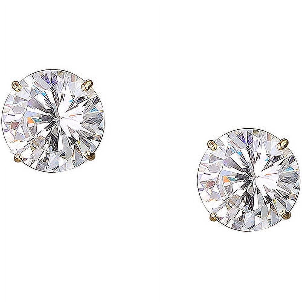 SILVER PLATED CZ & PEARL DIAMOND LOOK STUDS – Sanvi Jewels