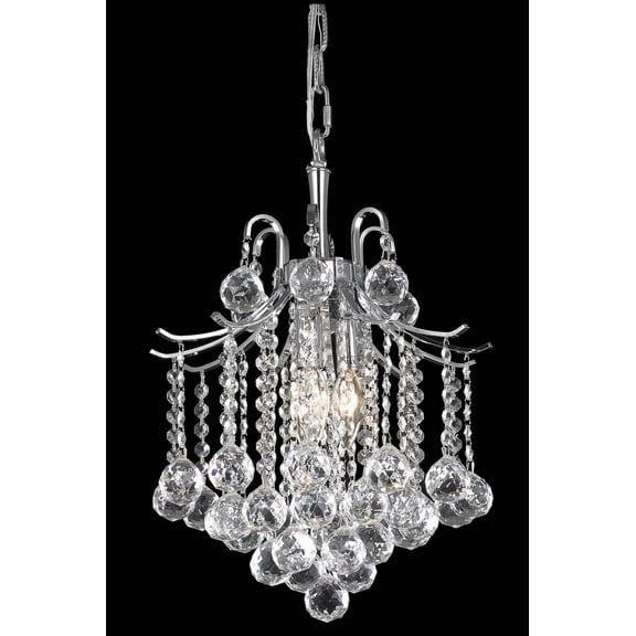 Brilliance 3 Light Pendant in Chrome