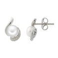 thumbnail image 1 of Brilliance 925 Sterling Silver Freshwater Pearl Earrings, 1 of 1