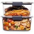 thumbnail image 1 of Brilliance BPA-Free Food Storage Containers, Medium Deep, 4.7 Cup, 2-Pack, Airtight & Leak-Proof, Microwave & Dishwasher Safe, 1 of 3