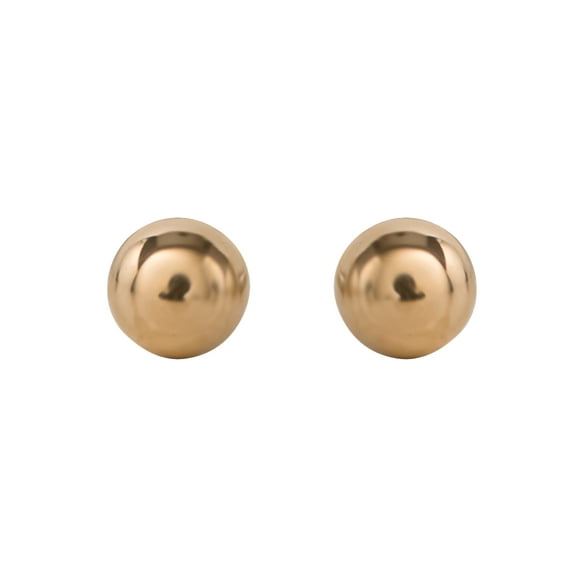 Brilliance Fine Girls/Tween 14K Yellow Gold, Ball Stud Earrings