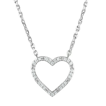 Mens Diamond Accent Stainless Steel Cross Pendant Necklace - Walmart.com