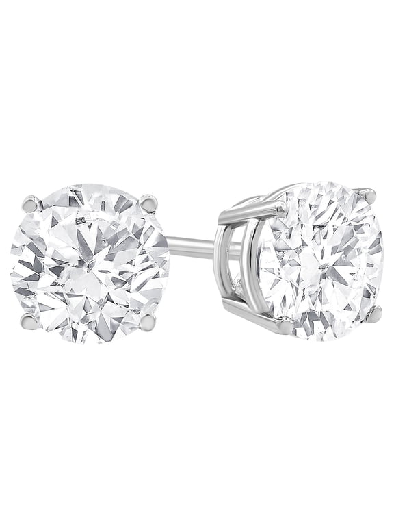 0.25 Carat T.W. Diamond Stud Earring in 14K White Gold, (I-J, I2-I3)