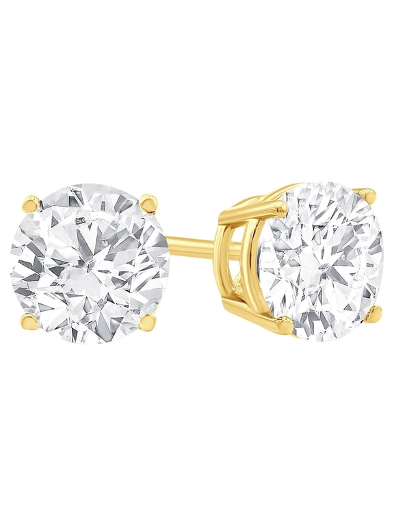 0.25 Carat T.W. Diamond Stud Earring in 14K Yellow Gold, (I-J, I2-I3)