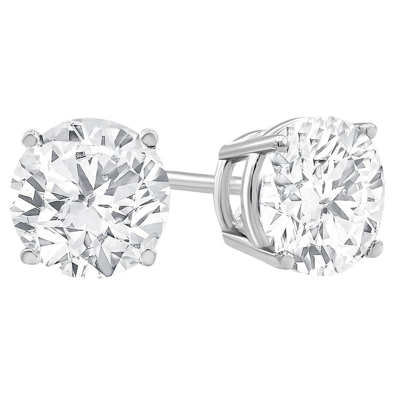 Diamond Stud Earrings (1 Ct. t.w.) in 14K Gold or White Gold - White Gold