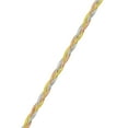 thumbnail image 1 of Brilliance Fine Jewelry 10K Tri-Tone YWR Gold Herringbone Chain Necklace, 18", 1 of 1