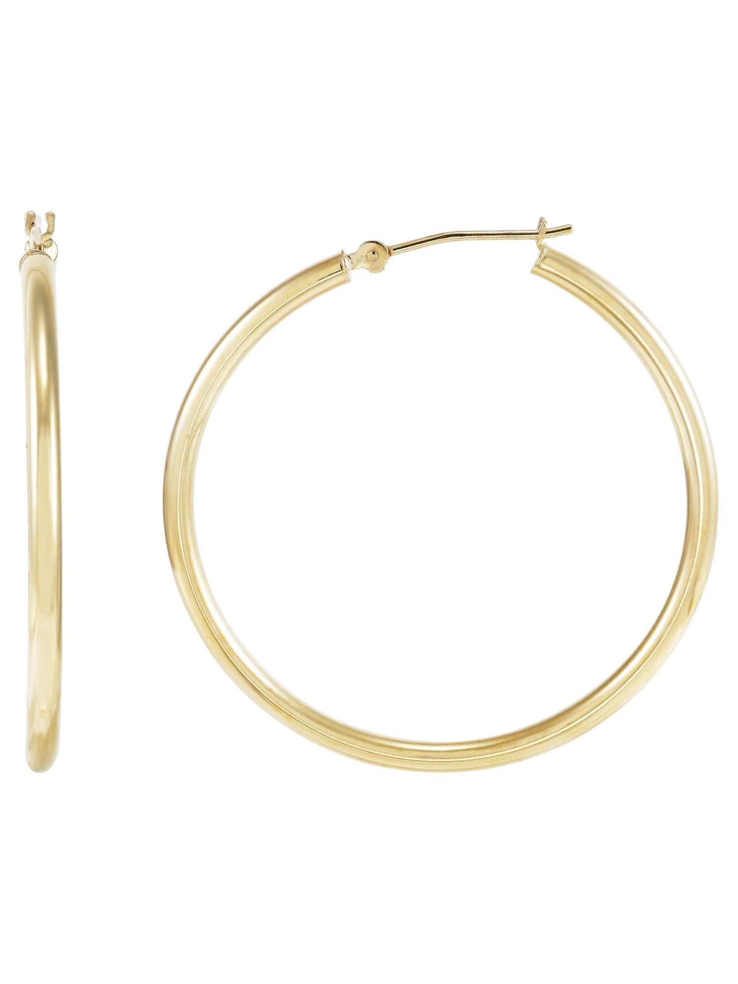 Brilliance Fine Jewelry 10K Yellow Gold 2.3MM X 37MM Hollow