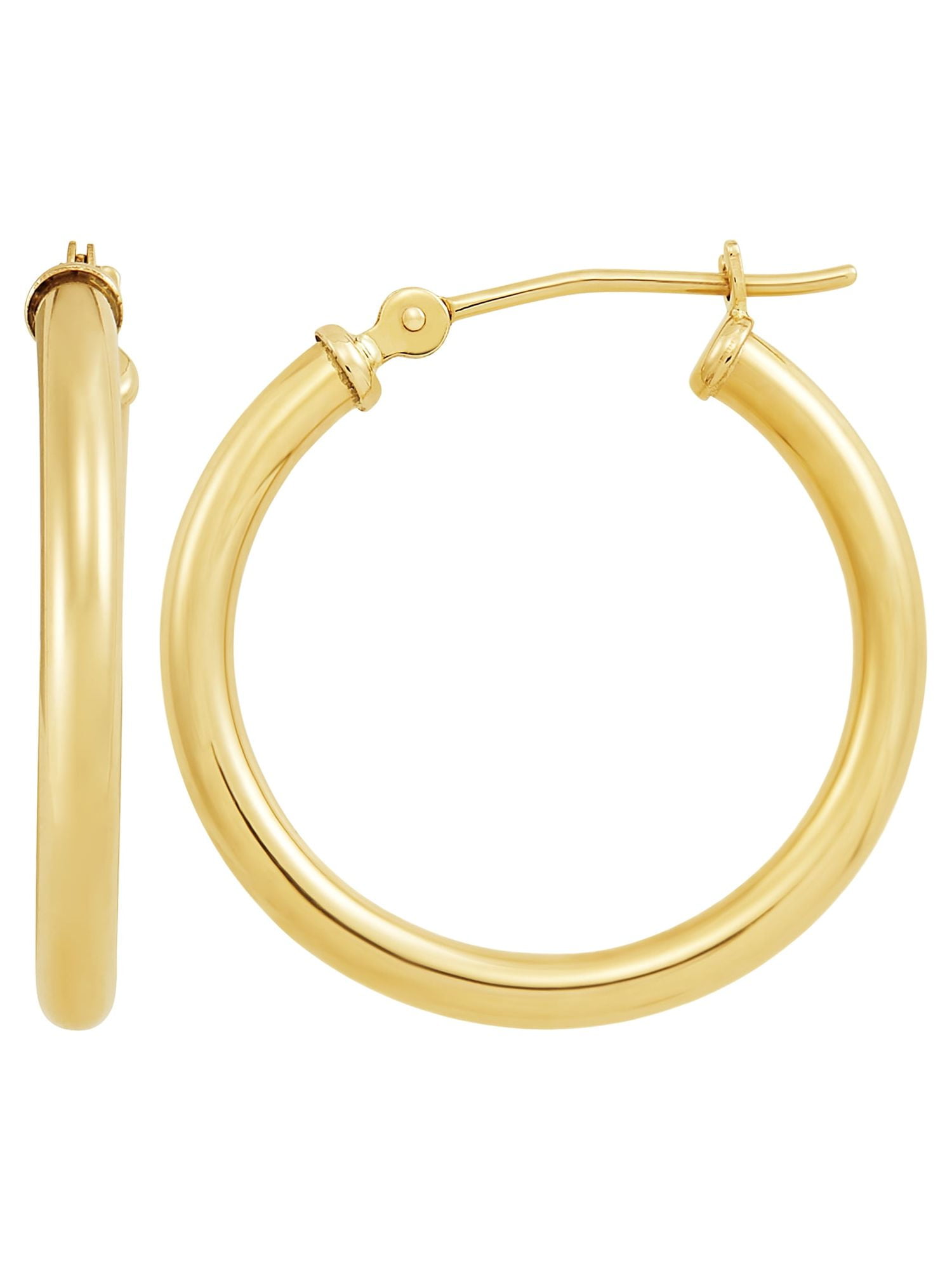 14k White Gold Curved Tear Drop Wire Earrings - 1.5 Grams