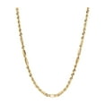 thumbnail image 1 of Brilliance Fine Jewelry 10K Yellow Gold 4.00MM Milano Hollow Rope Necklace, 24", 1 of 5