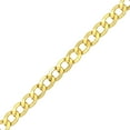 thumbnail image 1 of Brilliance Fine Jewelry 10K Yellow Gold Curb Cuban Chain Necklace, 22", 1 of 1