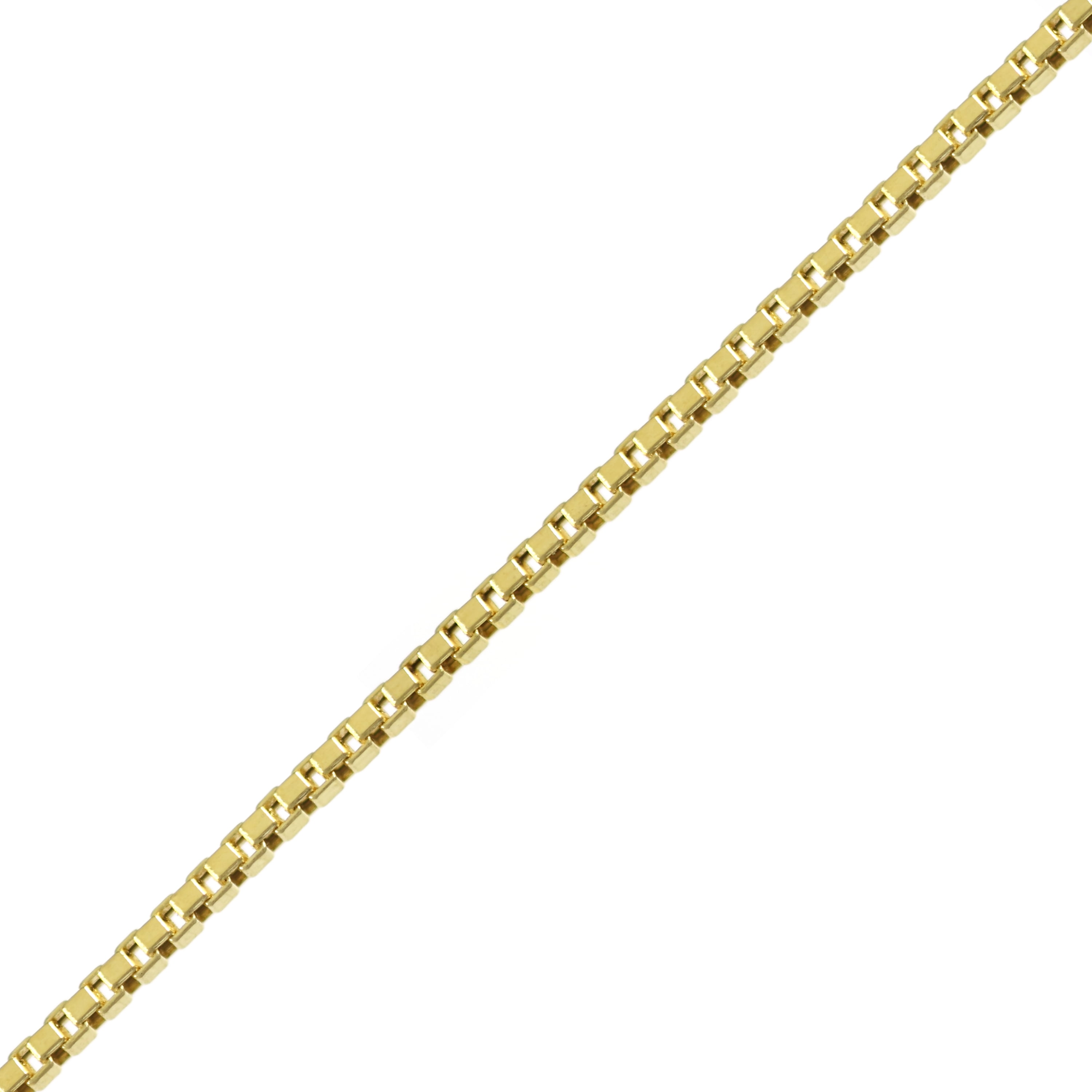 Brilliance Fine Jewelry 10K Yellow Gold DC Box Chain Necklac