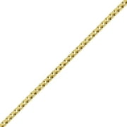 Brilliance Fine Jewelry 10K Yellow Gold DC Box Chain Necklace, 20"