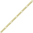thumbnail image 1 of Brilliance Fine Jewelry 10K Yellow Gold Figaro Chain Necklace, 20", 1 of 2