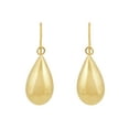 thumbnail image 1 of Brilliance Fine Jewelry 10K Yellow Gold Hollow Teardrop Dangle Earrings, 1 of 4