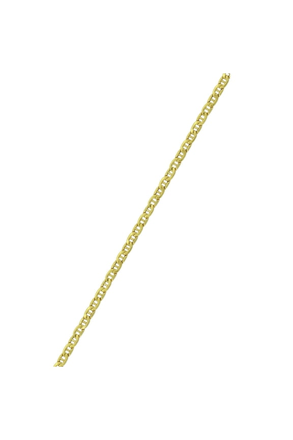 10K Yellow Gold Mariner Chain Necklace, 20"