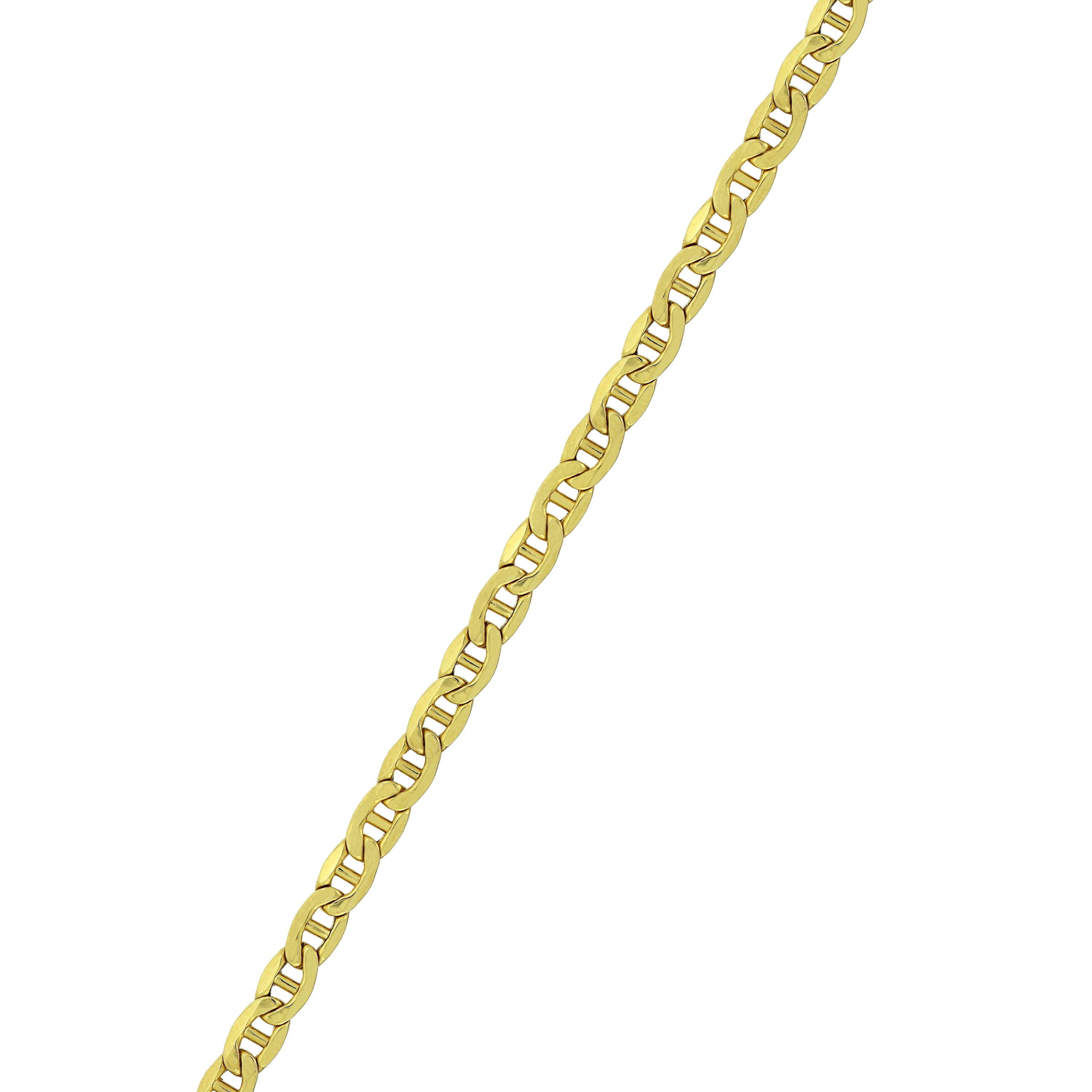 Brilliance Fine Jewelry 10K Yellow Gold Mariner Chain Necklace, 22"