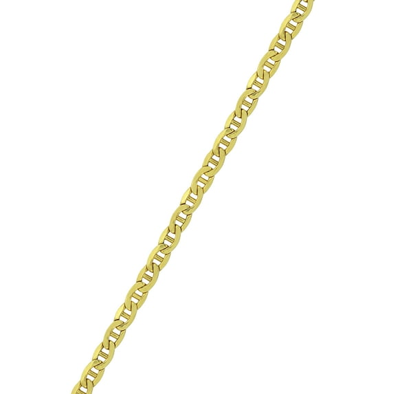 Brilliance Fine Jewelry 10K Yellow Gold Mariner Chain Necklace, 22"