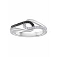 thumbnail image 1 of Brilliance Fine Jewelry .14 Carat T.W. Diamond Sterling Silver Fashion Ring, 1 of 1