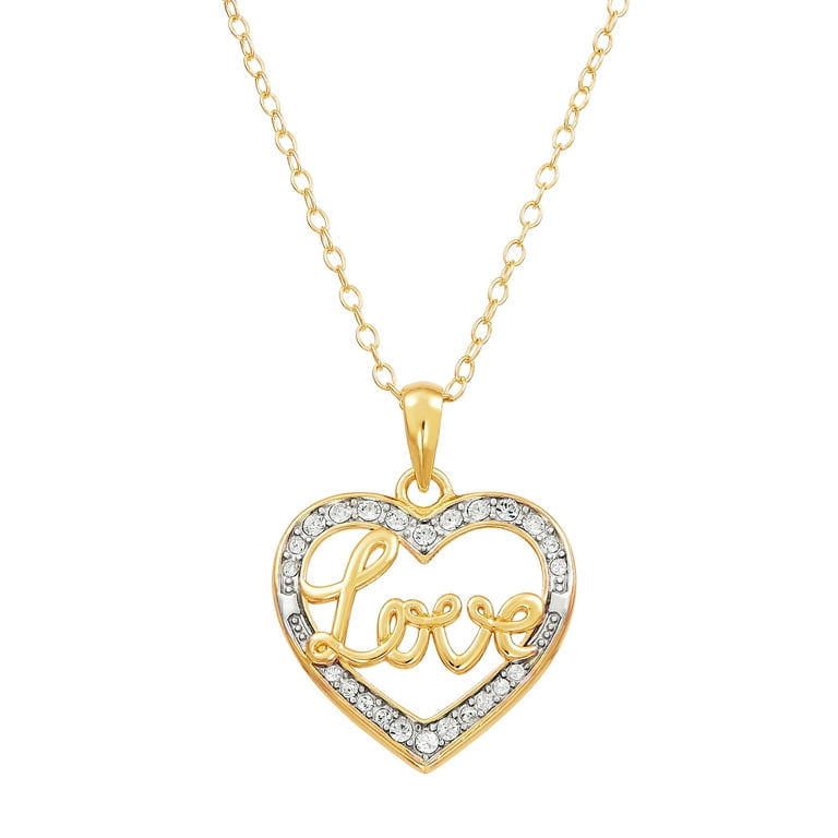 Sterling silver Love pendant Sterling silver Love pendant