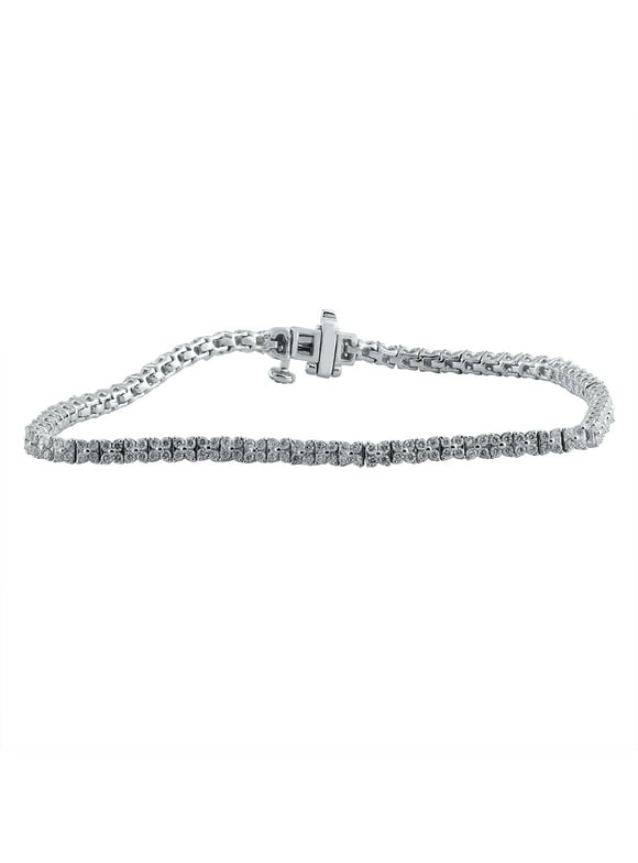 2 Carat T.W. Lab Grown Diamond Women Tennis Bracelet in 925 Sterling Silver
