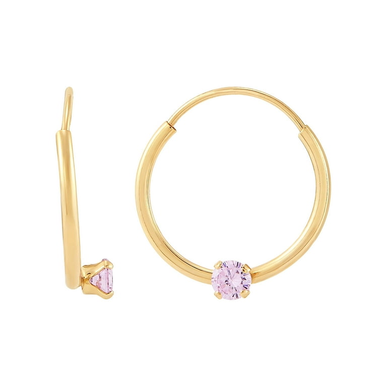 Childrens on sale gold hoops