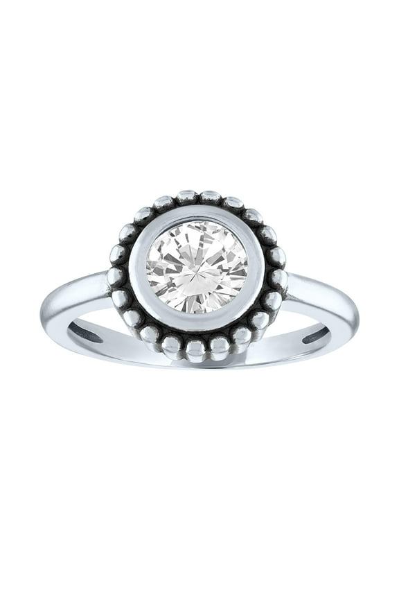 Diamond Ring Sterling Silver