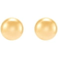 Brilliance Fine Jewelry Girls 10K Yellow Gold 4.75MM Hollow Flat Ball