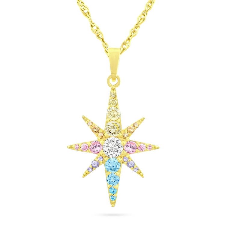 Starburst Necklace - Multicolored Starburst Necklace - Multicolored