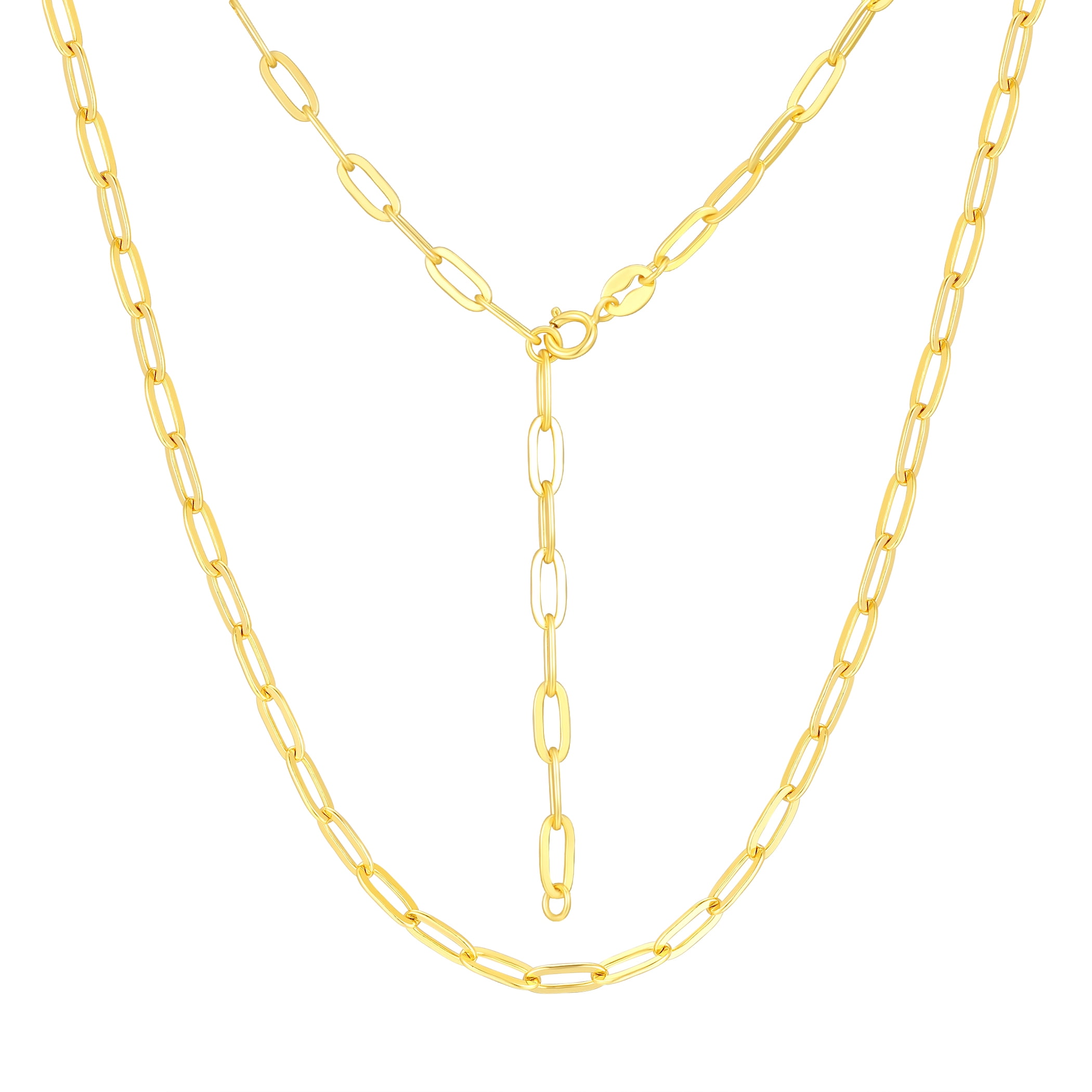 Brilliance Fine Jewelry Paperclip Chain for Charms in Sterling Silver