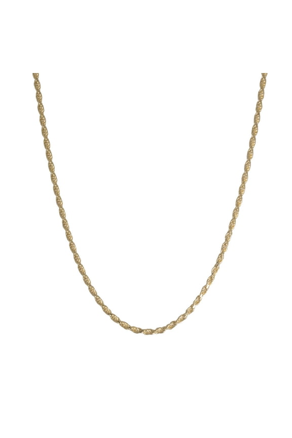Rope Chain Necklaces 18K, Gold-Plated, 20 inches