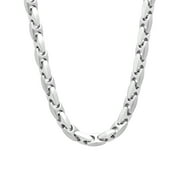 Brilliance Fine Jewelry Stainless Steel Mariner Link Chain, 24