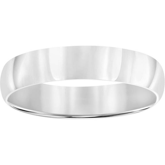 Brilliance Fine Jewelry Sterling Silver 5mm Men's Comfort Fit Polished Wedding Band