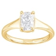 thumbnail image 1 of Brilliance Fine Jewelry Women's 1 Ct. Elongated Cushion Cut Lab Grown Diamond Ring in Gold Vermeil, 1 of 5