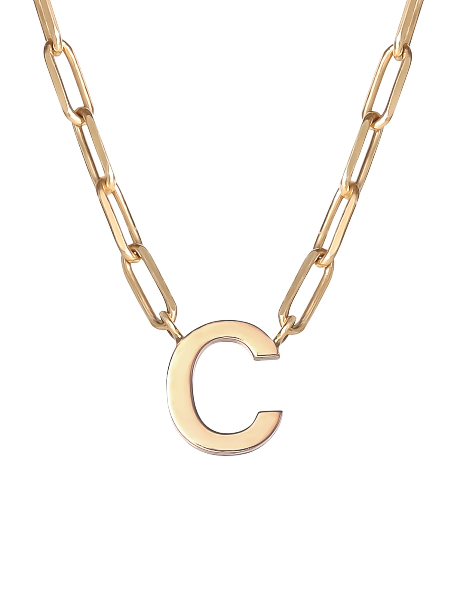 Brilliance Fine Jewelry Women’s 14K Gold Plated Sterling Silver Initial