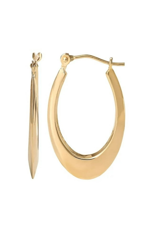 Women's 14k Yellow Gold Hoop Earrings