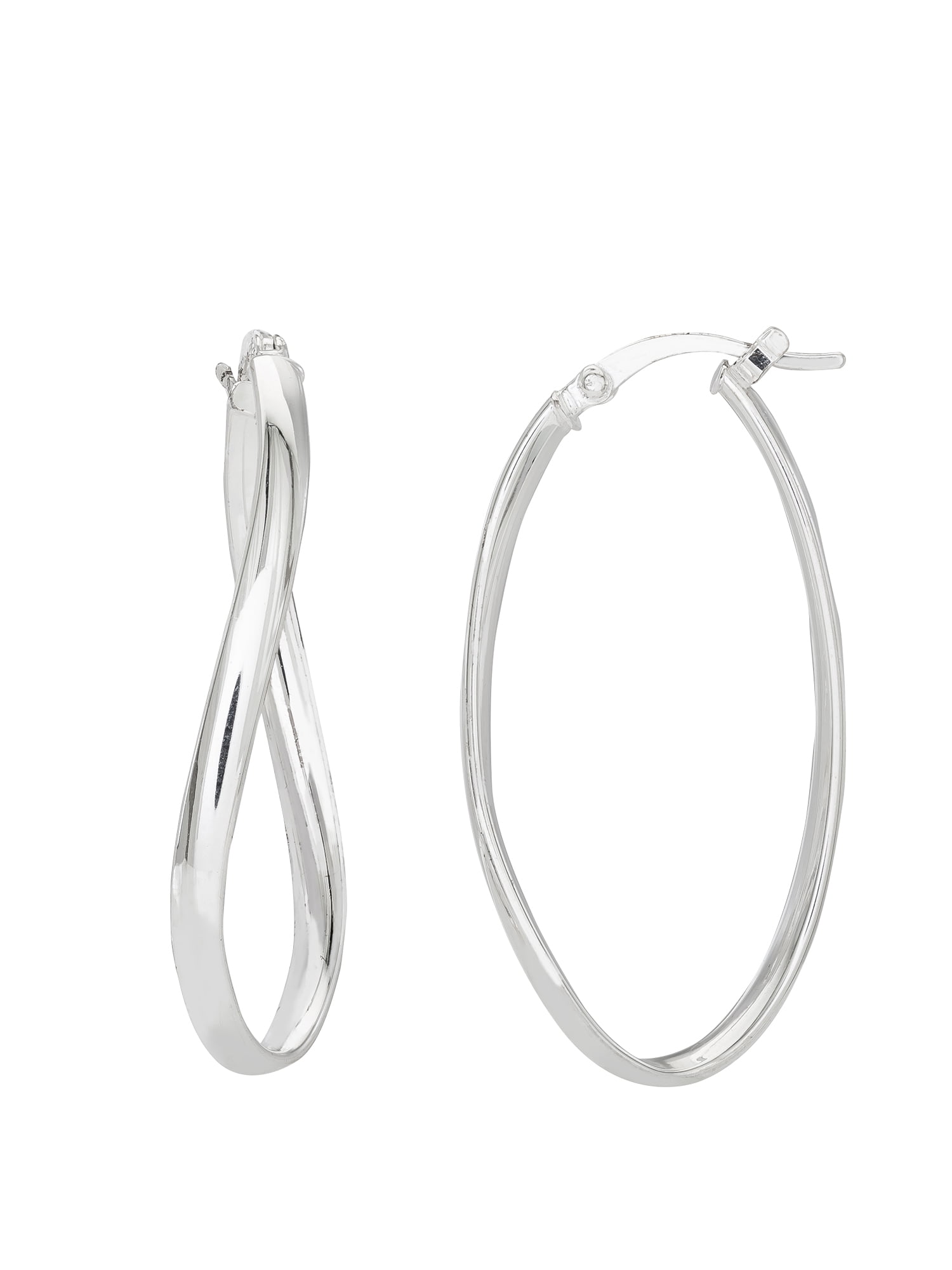 Oval With Loop Earrings| Frosted| Crystal Earrings| Silver buy Earrings| Sterling Silver Earrings| Accessories| Gift| Women Jewelry| Silver