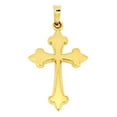 thumbnail image 1 of Brilliance Fine Jewelry14 KT Yellow Gold Fancy Cross Religious Pendant, 1 of 4