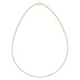 thumbnail image 1 of Brillance Fine Jewelry Sterling Silver 14k Gold Plated Box Necklace, 20-Inch, 1 of 1