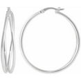 thumbnail image 1 of Brilliance Fine Jw Ss Interlocking Double Hoop, 1 of 1