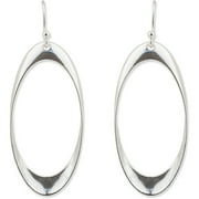 Brilliance Sterling Silver Women's Elegant Drop Earrings