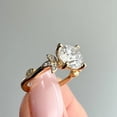 Brilliance Jewels 2 Ct Round Cut Moissanite Ring for Women 925 Sterling ...