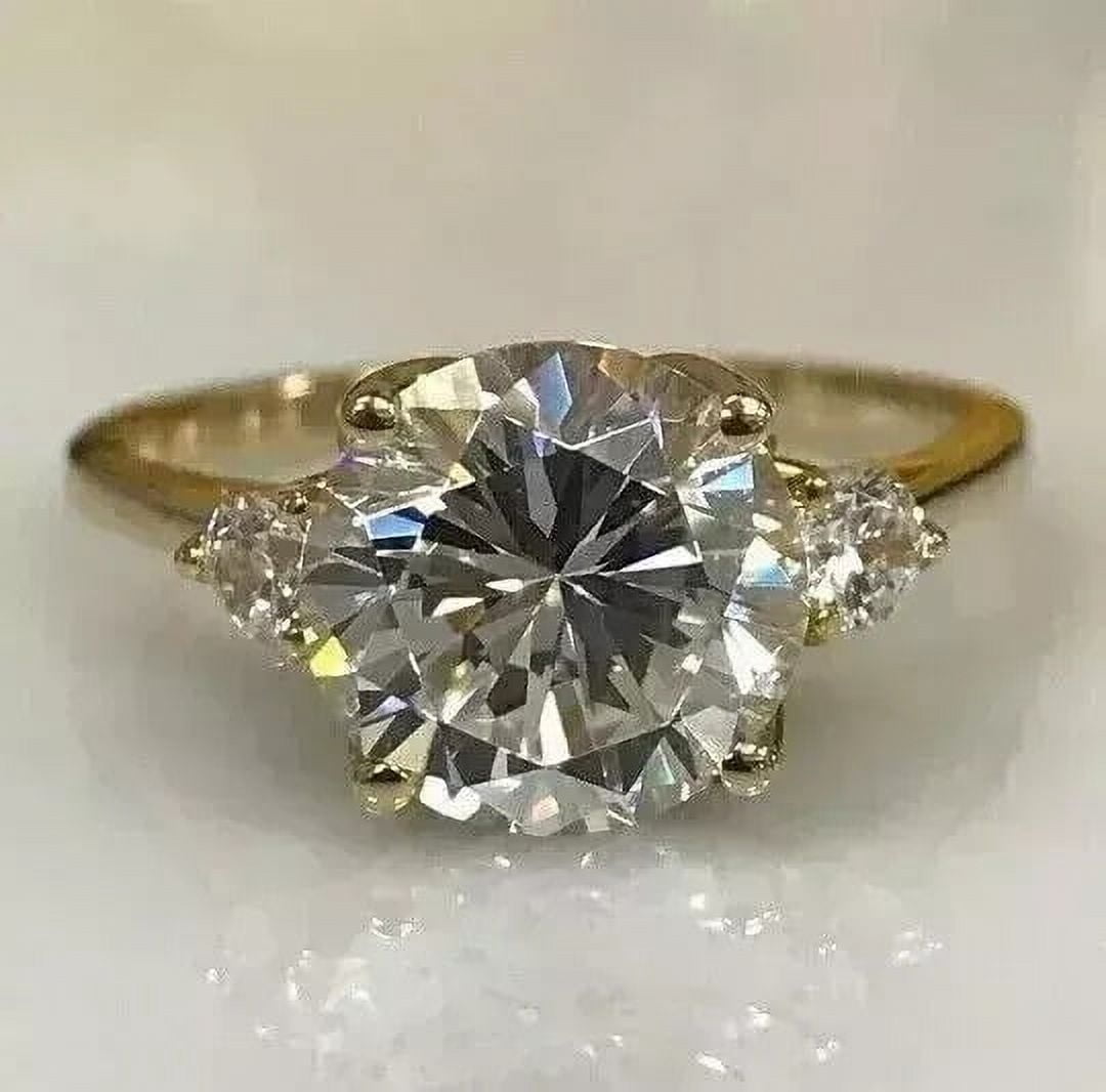 3ct Round Diamond Ring