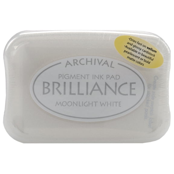 Brilliance Pigment Ink Pad-Moonlight White