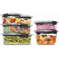 thumbnail image 1 of Brilliance® Round and Rectangular Leak Proof Food Storage Containers, 12 Piece Set, 1 of 6