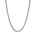 thumbnail image 1 of Brilliance Sterling Silver Roud Snake With Pavè necklace, 20inch white color, 1 of 1